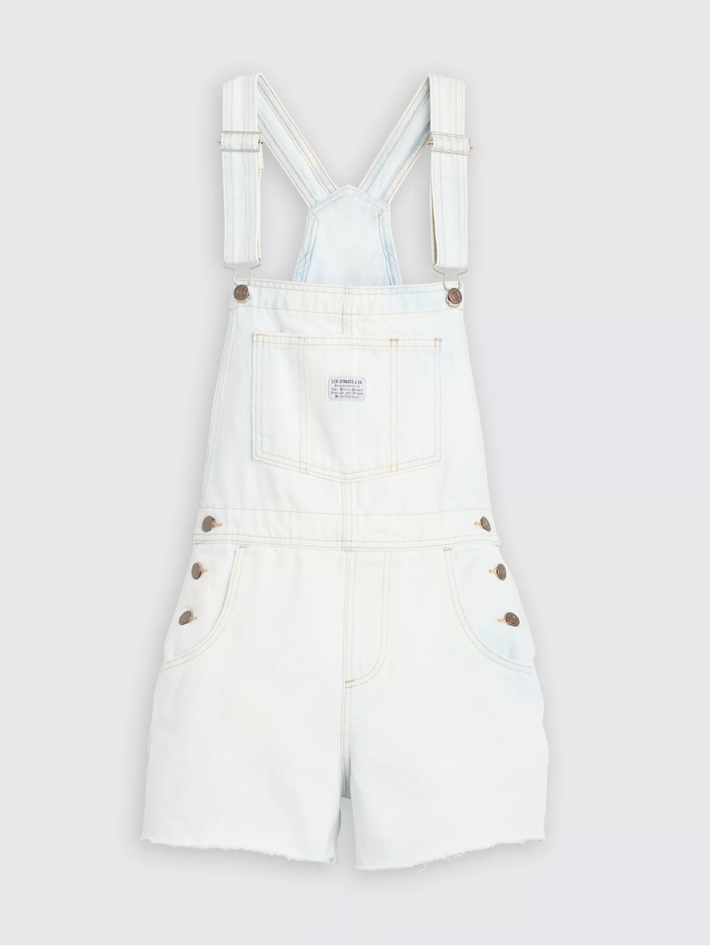 Levi Denim Short Overalls